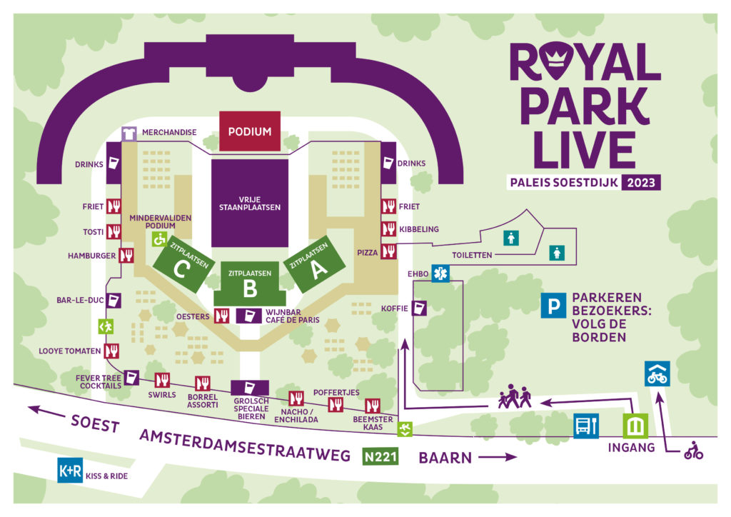 Plattegrond Royal Park Live